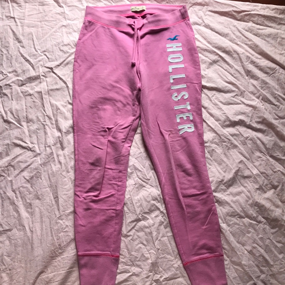 Pink sweat pants